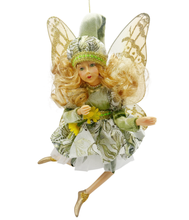 Ornament brad Craciun Zana FAY, Verde fistic, 30cm [1]
