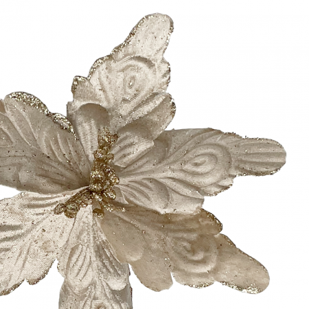 Ornament brad Craciunita Amber Champagne [1]
