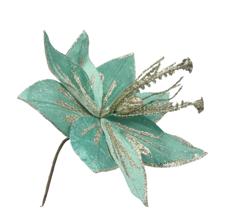 Ornament brad Craciunita ASTRID, Verde menta, 25cm [2]