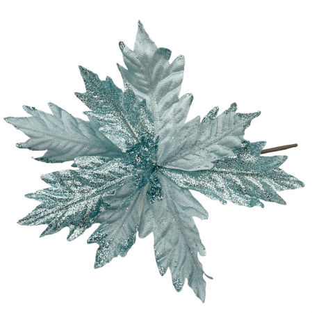 Colectia Albastru & Bleu & Turcoaz - Ornament brad Craciunita CHRISSY, Bleu, 25cm