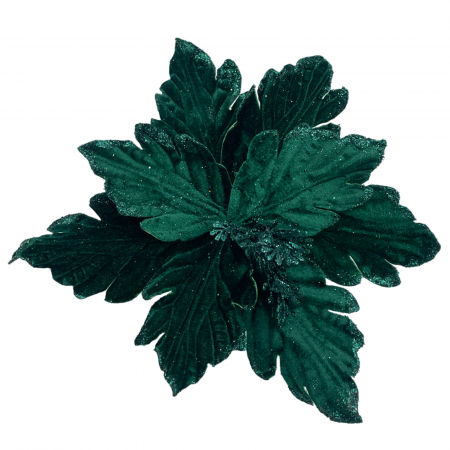 Ornament brad Craciunita LOVELY, Verde inchis, 25cm [1]