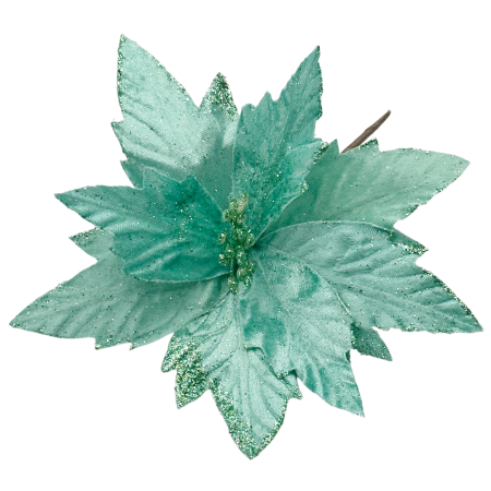 Ornament brad craciunita Bella 25cm, Verde menta