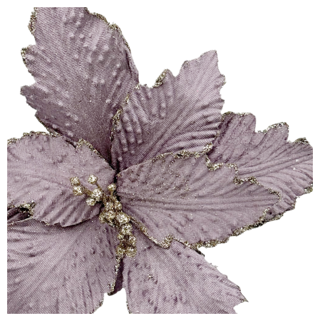 Ornament brad Craciunita CAROL, Mov prafuit, 25cm [1]