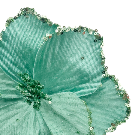 Ornament brad Craciunita CHARM, Verde menta, 25cm [1]