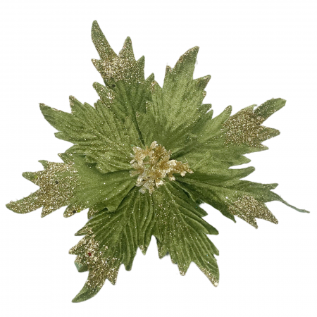 Ornament brad Craciunita CHRISSY, Verde olive, 23cm [1]
