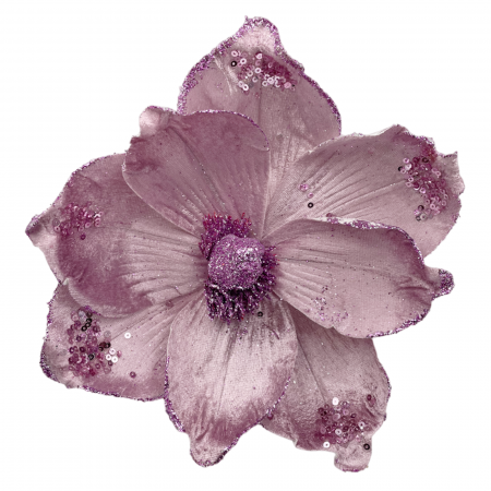 Ornament brad Magnolie CHARM, Roz lavanda, 25cm [2]