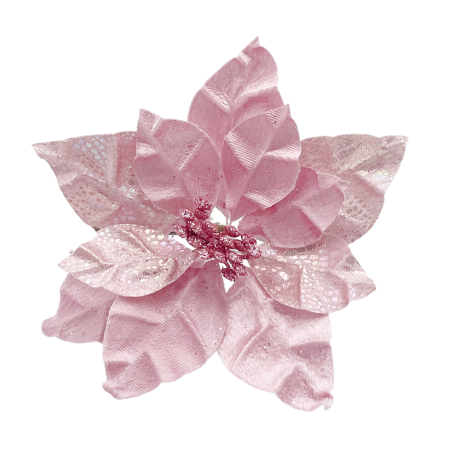 MAGIE DE CRACIUN - Ornament brad Craciunita HOPE, Roz, 18cm