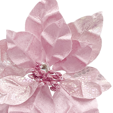 Ornament brad Craciunita HOPE, Roz, 18cm [1]