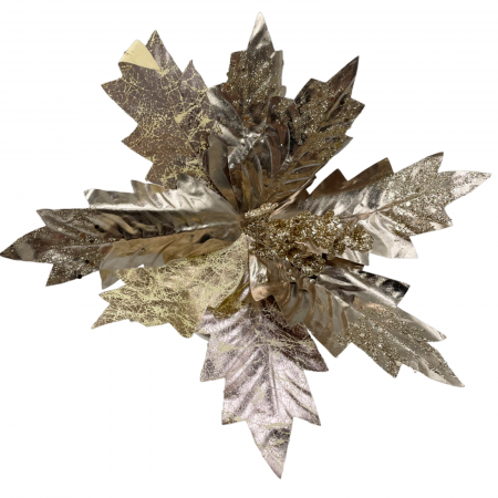 Ornament brad Craciunita JOLIE, Sampanie roz, 30cm [2]