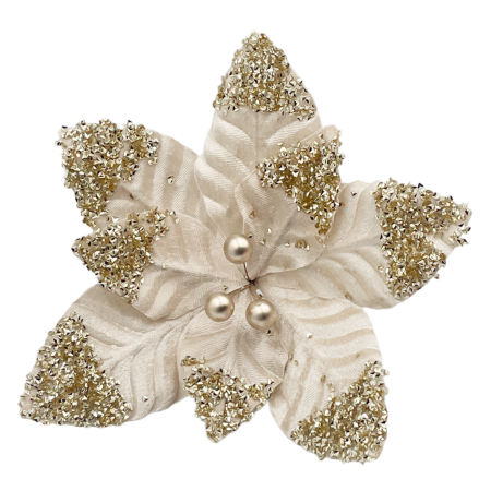 Ornament brad Craciunita JOLLY, Sampanie, 20cm [2]