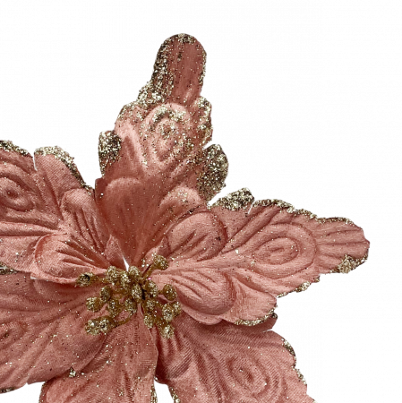 Ornament brad Craciunita KARA, Roz prafuit, 20cm [1]