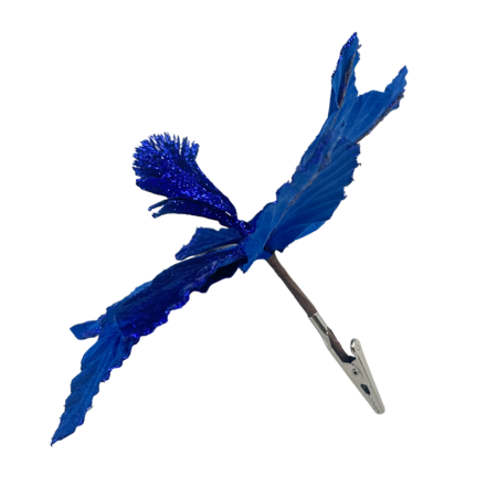 Ornament brad Craciunita LOLITA, Albastru, 20cm [1]