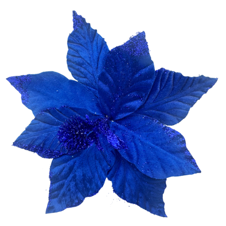 GLOBURI & FLORI DE BRAD - Ornament brad Craciunita LOLITA, Albastru, 20cm