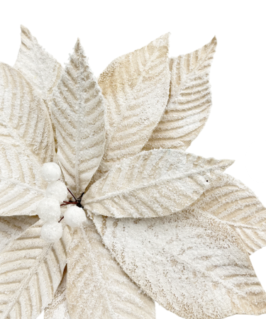 Ornament brad Craciunita ROYAL, Sampanie caramel, 30cm [1]