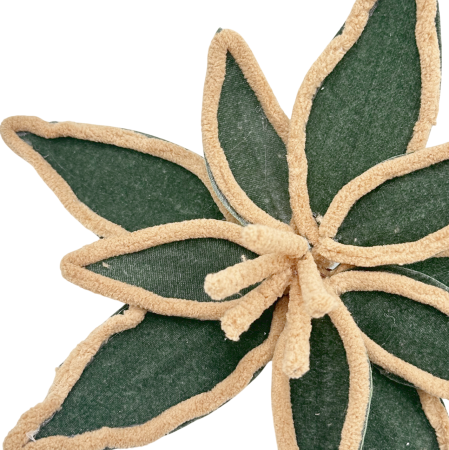 Ornament brad Craciunita ROYAL, Sampanie caramel, 30cm [1]