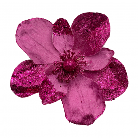 Ornament brad Magnolie CHARM, Fucsia, 25cm [3]