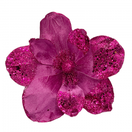Ornament brad Magnolie CHARM, Fucsia, 25cm [1]