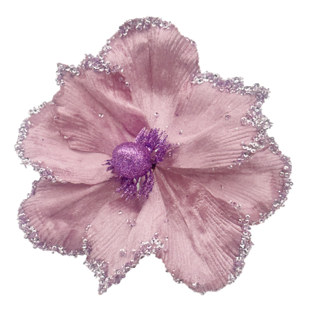 Ornament brad Magnolie CHARM, Roz lavanda, 25cm [1]