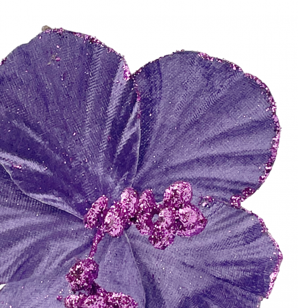 Ornament brad Magnolie HOPE, Mov deschis, 15cm [1]