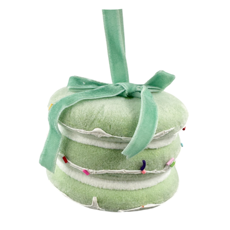 Ornament brad Minitort MACARONS, Verde, 8cm [1]