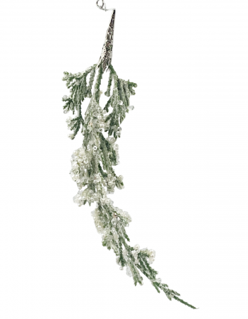 CRENGUTE & PICK-URI - Ornament brad Turturi BRIGHT, Verde nins, 20cm