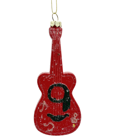 Globuri De Brad - Ornament brad Chitara JOY, Rosu, 12cm