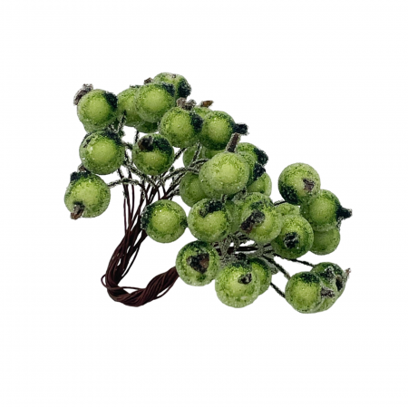 Ornament Craciun bobite BERRIES, Verde lime [1]