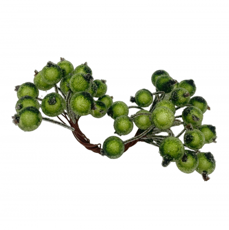 Ornament Craciun bobite BERRIES, Verde lime [2]