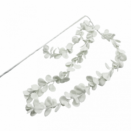 DECORATIUNI CRACIUN - Ghirlanda curgatoare BEAUTY, Alb, 45cm