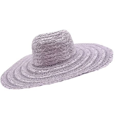 Palarie de paie BREEZE pentru femei - Mov lavanda [1]