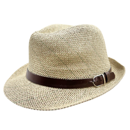 Palarii - Palarie de paie Fedora URBAN, 58 cm