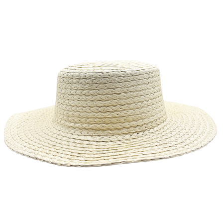 Palarii De Vara - Palarie de soare - Canotiera din paie - CHIC, Bej