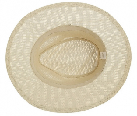 Palarie de soare barbati PANAMA JASON 56CM, Alb, Paie de hartie [3]