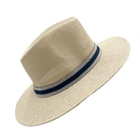 Bretele & Palarii Barbati - Palarie paie - pentru barbati - PANAMA ALVARO 56cm, Bej