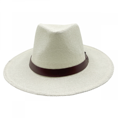 Palarie de soare CROCODILE 56CM, Crem, Paie de hartie [4]