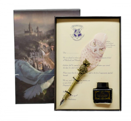 Agende & Articole De Birou - Set Caligrafie Pana de scris & Calimara HEDWIG
