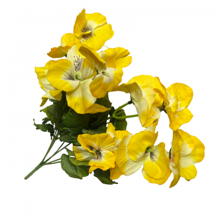 De Vara - Panselute artificiale FERYA, Galben, 30cm