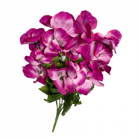 Flori Artificiale - Panselute artificiale FERYA, Magenta, 30cm