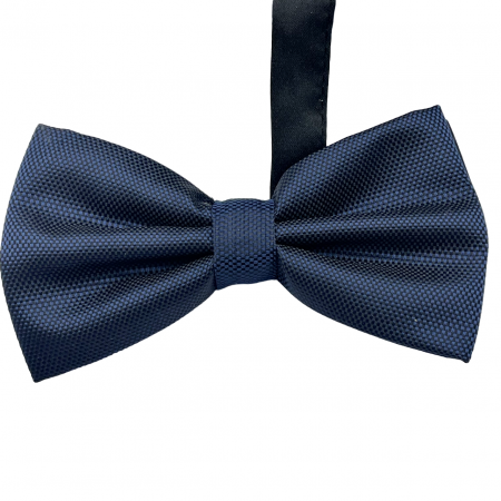 Papion bleumarin inchis, OXFORD, Set cu butoni si batista [1]