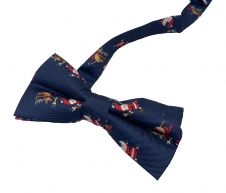 ACCESORII VESTIMENTARE COPII - Papion Craciun pentru copii Holly Bleumarin