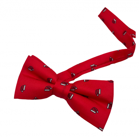 ACCESORII VESTIMENTARE COPII - Papion Craciun pentru copii Holly Rosu