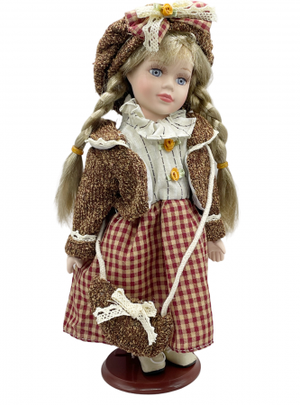 Papusi De Portelan - Papusa portelan AGNES, 30cm