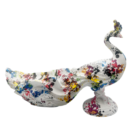 Paun decorativ cu fructiera PEAKY, 50x30cm [2]