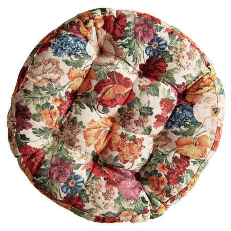 Textile - Perna de podea sau de scaun FLOWER, Bej, 55 cm