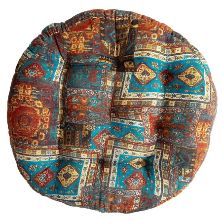 Textile - Perna de podea sau de scaun ORIENT, Albastru, 55 cm