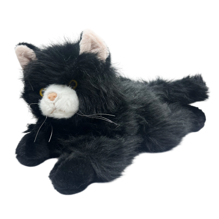 Jucarii De Plus - Pisicuta neagra de plus KIKI - jucarie pufoasa pentru copii