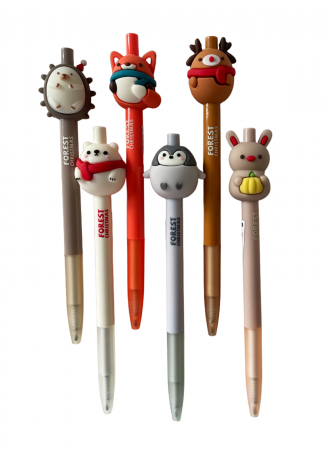 Set 6 Pixuri Craciun FOREST CREW, 15cm [1]