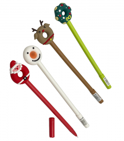 FIGURINE & PLUSURI - Set 4 Pixuri Craciun FUNNY CREW, 19cm