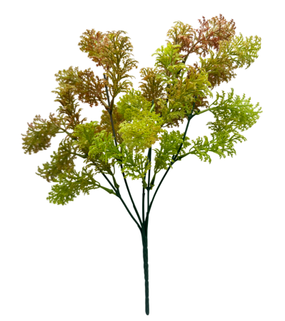 Flori Artificiale - Planta artificiala BUSH, Verde Caramiziu, 30cm