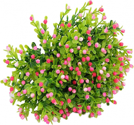 Flori Artificiale - Flori artificiale cu bobite THERESA, Rosu, 20cm